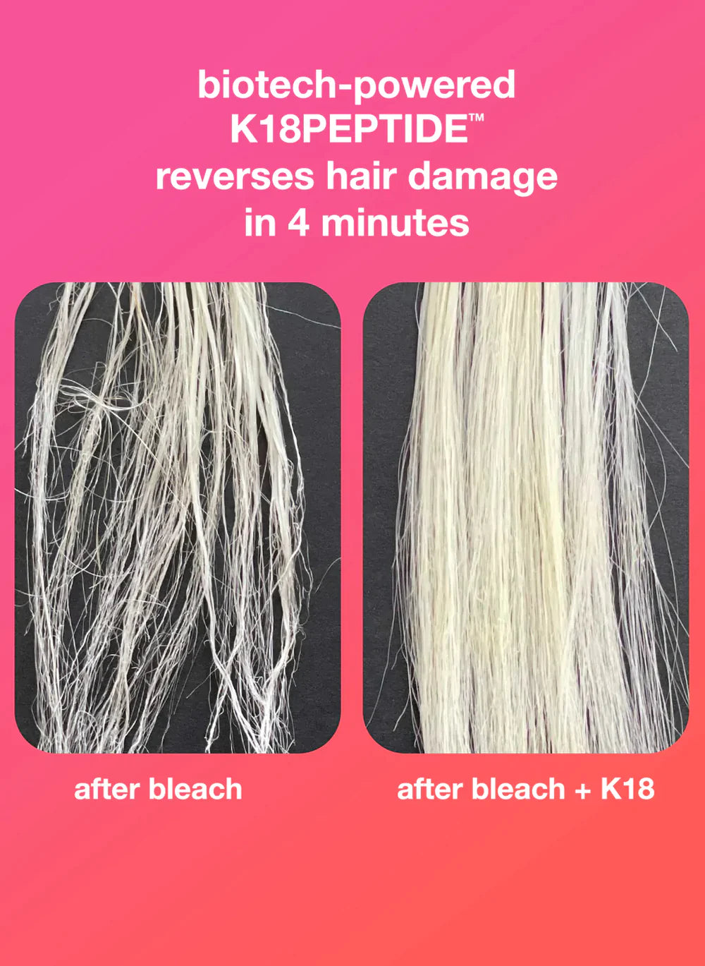 Leave-in molecular repair hair mask